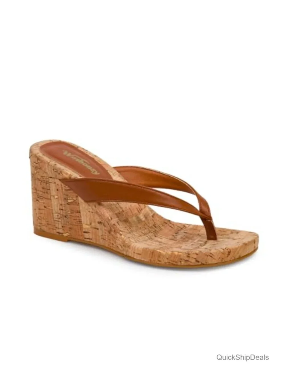 Wedge Heels Sandals Platform Thong Flip-Flop Slip On Slide Casual Summer